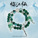 Feud (2025) Official Merch - Bai Lu / Joseph Zeng Character Gemstone Double Bracelet (Preorder)