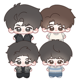 [Limited Preorder 60 days] Double Helix (2026) Official Merch - Lingering Thoughts Series 10 cm Starfish Body Character Plush Doll Set of 2 (+ limited photo card benefits) - CPOP UNIVERSE Chinese Drama Merch Store
