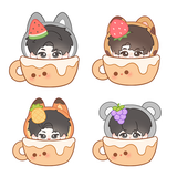[Limited Preorder 60 days] Double Helix (2026) Official Merch - Lingering Thoughts Series 10 cm Dumpling Tea Cup Plush (+ limited photo card benefits) - CPOP UNIVERSE Chinese Drama Merch Store