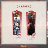[Preorder 45 days] Legend of the Female General (2025) Official Merch - Zhou Ye (He Yan) Film-Style Four-Panel Photo Display Standee