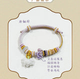 Whispers of Fate x Xiao Mang Official Merch - Luo Yunxi (Tang Lici) Handwoven Character Blessing Rope Bracelets