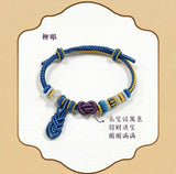 Whispers of Fate x Xiao Mang Official Merch - Luo Yunxi (Tang Lici) Handwoven Character Blessing Rope Bracelets