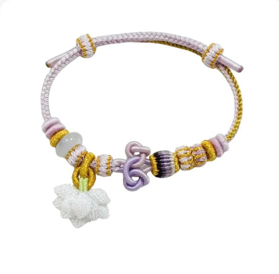 Whispers of Fate x Xiao Mang Official Merch - Luo Yunxi (Tang Lici) Handwoven Character Blessing Rope Bracelets