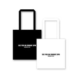 [PREORDER 60 days] Zhan Xuan x QQ Music Official Merch - SEE YOU ON SUNDAY 3PM Canvas Tote [+photo card benefit]