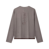 [Limited Preorder 45 Days] Hou Minghao FAD3AWAY FA Faux Layered Waffle Knit Long Sleeve Tee