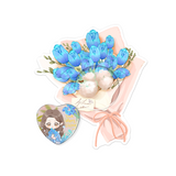 [Preorder 50 days] The Best Thing (2025) Official Merch - Zhang Linghe (He Suye) / Xu Ruohan (Shen Xifan) Bouquet Badge Display Set