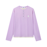 [Limited Preorder 45 Days] Hou Minghao FAD3AWAY FA Faux Layered Waffle Knit Long Sleeve Tee
