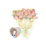 [Preorder 50 days] The Best Thing (2025) Official Merch - Zhang Linghe (He Suye) / Xu Ruohan (Shen Xifan) Bouquet Badge Display Set