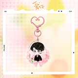 [Preorder 50 days] The Best Thing (2025) Official Merch - Zhang Linghe (He Suye) / Xu Ruohan (Shen Xifan) Resin Heart Keychain