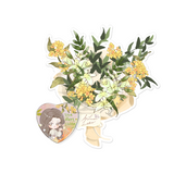 [Preorder 50 days] The Best Thing (2025) Official Merch - Zhang Linghe (He Suye) / Xu Ruohan (Shen Xifan) Bouquet Badge Display Set