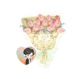 [Preorder 50 days] The Best Thing (2025) Official Merch - Zhang Linghe (He Suye) / Xu Ruohan (Shen Xifan) Bouquet Badge Display Set