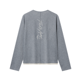 [Limited Preorder 45 Days] Hou Minghao FAD3AWAY FA Faux Layered Waffle Knit Long Sleeve Tee