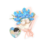 [Preorder 50 days] The Best Thing (2025) Official Merch - Zhang Linghe (He Suye) / Xu Ruohan (Shen Xifan) Bouquet Badge Display Set