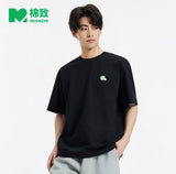 [In stock] Hou Minghao x MIANZHI Official Merch - 'Kiwi Kitten' Cotton Short Sleeve T-Shirt (+random photo card benefit) - CPOP UNIVERSE Chinese Drama Merch Store