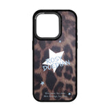 [In Stock] Zhao Lusi Design Brand ROSYDOEDIAN - 'Found My Pack' Leopard Print Mirror Phone Case (iPhone 15/16/17 Compatible)
