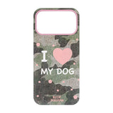 [In Stock] Zhao Lusi Design Brand ROSYDOEDIAN - 'I Love My Dog' Phone Case (Compatible with iPhone 15/16/17)