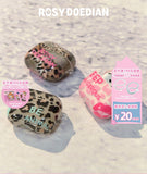 [In Stock] Zhao Lusi Design Brand ROSYDOEDIAN - 'Found My Pack' Leopard Print AirPods Case (AirPods 1/2/3/4 Compatible)