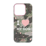 [In Stock] Zhao Lusi Design Brand ROSYDOEDIAN - 'I Love My Dog' Phone Case (Compatible with iPhone 15/16/17)