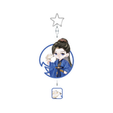[Preorder 45 days] Blossoms of Power (2026) x San Zhan Goods Official Merch - He Yu (Xiao Hua Yong) Character Illustrated Merch Collection