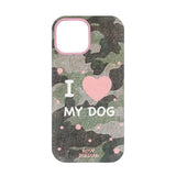 [In Stock] Zhao Lusi Design Brand ROSYDOEDIAN - 'I Love My Dog' Phone Case (Compatible with iPhone 15/16/17)