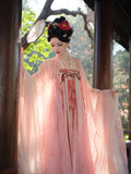 [Preorder 30 days] Veil of Shadows (2026) x SHI SAN YU Official Merch - Ju Jingyi (Luwuyi) Peach Pink Hanfu Set