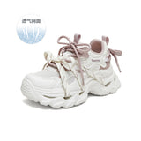 [In stock] Hou Minghao x Teenmix Butterfly Dance Chunky Dad Sneakers | Breathable Mesh Platform Casual Sports Shoes [+limited HMH benefits]