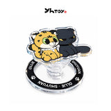 [In Stock] Deep In Official Merch - Ollie & Shu Yuan "Leopard & Cat" CP Badge Set / Magnetic Smartphone Grip