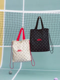 [In Stock] Zhao Lusi Design Brand ROSYDOEDIAN - 'Different Bags, Different Days' Tennis Polka Dot Drawstring Backpack