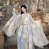 [Preorder 45 days] Veil of Shadows (2026) x SHI SAN YU Official Merch - Chen Duling (Wu Wangyan) Pale Blue Hanfu Set