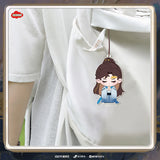 Sword and Beloved x TEAMMI Official Merch - Cheng Yi (Wang Quan Fugui) / Li Yitong (Qing Tong) Character Embroidered Cloth Pendant (preorder)