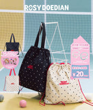 [In Stock] Zhao Lusi Design Brand ROSYDOEDIAN - 'Different Bags, Different Days' Tennis Polka Dot Drawstring Backpack
