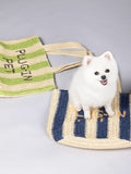 [In stock] Hou Minghao x PLUG-IN PET Vacation Series Outdoor Woven Bag + Photo Card & Post Card Benefit