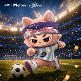 [In stock] Wang Yibo x HERE - AOO/Xiao Ao Argentina National Football Team Official Collab Plush Pendant