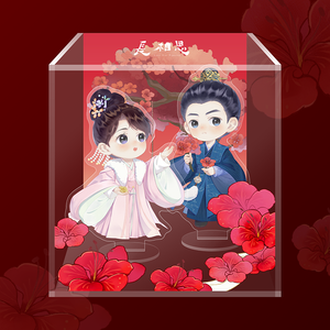 Lost You Forever Merch - Character Scene Acyrlic Standee Stacking Display Box [Tencent Official]