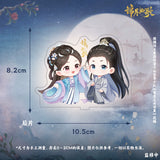 Legend of the Female General (2025) x WUSTYLE Official Merch - He Yan / Xiao Jue Couple Acrylic Pen & Flower Magnetic Holder (Preorder)