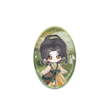 [PREORDER 60 days] The Unclouded Soul x PINPIN PLANET Official Merch - Hou Minghao (Hong Ye) / Tan Songyun (Xiao Yao) Character Badge