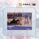 [Preorder 45 days] Love between Lines Official Merch - Chen Xingxu (Xiao Zhiyu)/ Lu Yuxiao (Hu Xiu) [Snowflake Famous Scene] Liquid Flowing Sand Acrylic Magnet