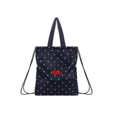 [In Stock] Zhao Lusi Design Brand ROSYDOEDIAN - 'Different Bags, Different Days' Tennis Polka Dot Drawstring Backpack