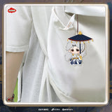 Sword and Beloved x TEAMMI Official Merch - Cheng Yi (Wang Quan Fugui) / Li Yitong (Qing Tong) Character Embroidered Cloth Pendant (preorder)