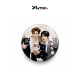 [In Stock] Deep In Official Merch - Ollie & Shu Yuan "Leopard & Cat" CP Badge Set / Magnetic Smartphone Grip