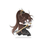 Sword and Beloved Official Merch - Cheng Yi (Wang Quan Fugui) / Li Yi Tong (Qing Tong) Q Version Character Standee 6 cm (preorder)