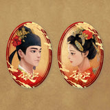 Moonlit Reunion (2025) Official Merch - Xu Kai (Mei Zhuyu) / Tian Xiwei (Wu Zhen) Character Badge - CPOP UNIVERSE Chinese Drama Merch Store