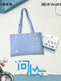 The Heart Season 2 (2026) x WUSTYLE Official Merch - Woven Patch Canvas Tote Bag