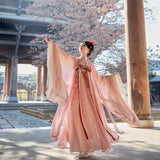 [Preorder 30 days] Veil of Shadows (2026) x SHI SAN YU Official Merch - Ju Jingyi (Luwuyi) Peach Pink Hanfu Set