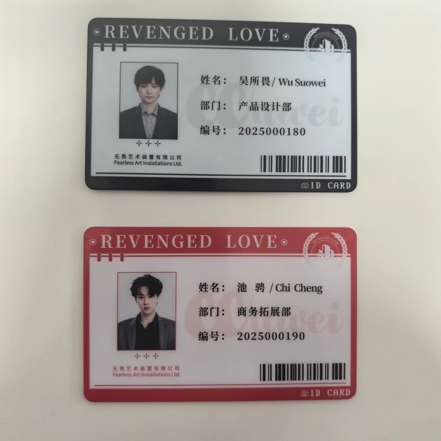 In stock] Revenged Love Official Merch - Collectible Card Packs