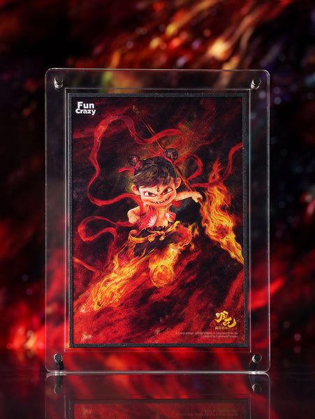 Ne Zha 2 x FUNCRAZY Official Merch - Acrylic Art Deco Poster
