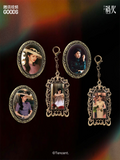 [Preorder 45 days] Overdo (2026) x Tencent - Zhang Linghe (Murong Qing Yi) / Wang Churan (Ren Susu) Drama Stills Metallic Pendant Set