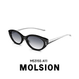 [In stock] Zhang Linghe x Molsion Night Cat Series Sunglasses MS3155 + Merch Gift Set
