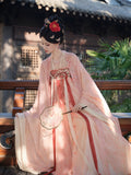 [Preorder 30 days] Veil of Shadows (2026) x SHI SAN YU Official Merch - Ju Jingyi (Luwuyi) Peach Pink Hanfu Set