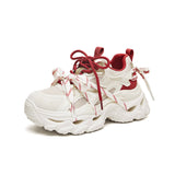 [In stock] Hou Minghao x Teenmix Butterfly Dance Chunky Dad Sneakers | Breathable Mesh Platform Casual Sports Shoes [+limited HMH benefits]
